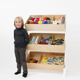 Oeuf Regal Spielzeugregal Birke Weiß