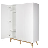 Quax Trendy wardrobe 3 doors 152 x 198 cm, white