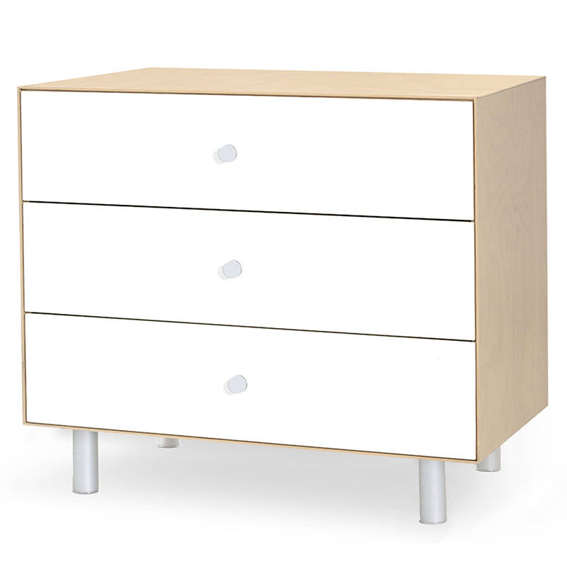 Oeuf chest of drawers changing table Merlin 3 Classic birch white