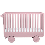 Laurette La Roulotte Babybett Gitterbett auf Rollen