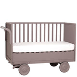 Laurette La Roulotte Babybett Gitterbett auf Rollen