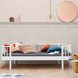 Oliver Furniture Wood Original Bettsofa Weiß 90x200 cm