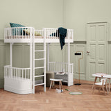 Oliver Furniture Wood Original Hochbett Weiß 90x200 cm