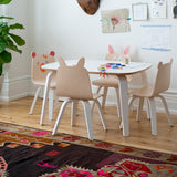 Oeuf Kindertisch Spieltisch Play Table Birke Weiß