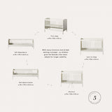 Oliver Furniture Seaside Lille+ Geschwisterset (Ergänzung zu Seaside Lille+ Basic Bett)