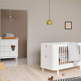 Oliver Furniture Wood Mini+ Basic Babybett Weiß 68x122 cm