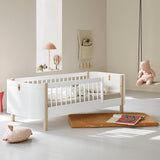 Oliver Furniture Wood Mini+ Juniorbett Weiß/Eiche 68x162 cm