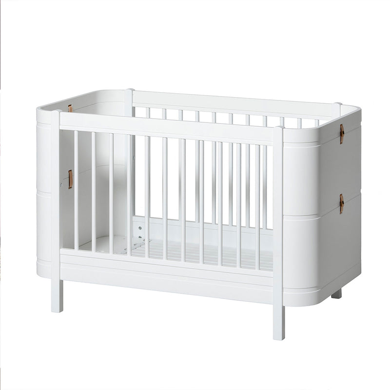 Oliver Furniture Wood Mini+ Basic Babybett Weiß 68x122 cm
