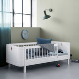 Oliver Furniture Wood Mini+ Basic Babybett Weiß 68x122 cm