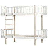 Oliver Furniture Wood Original Etagenbett Weiß/Eiche 90x200 cm