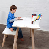 Growing Table Mini Bookcase Bookcase in White Birch