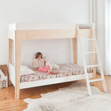 Oeuf Perch bunk bed birch and white 90x200 cm