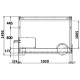 Mathy by bols Himmelbett Discovery Natur/Farbe, Kiefernholz + MDF