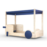 Mathy by bols Himmelbett Discovery Natur/Farbe, Kiefernholz + MDF
