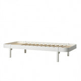 Oliver Furniture Wood Lounger Bed White 90x200 cm