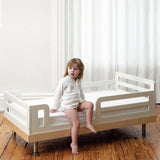 Oeuf Bett Kinder-/Juniorbett Classic Birke Weiß 70x140 cm