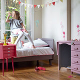 Laurette Einzelbett Lit Rond 90x200 cm