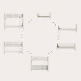 Oliver Furniture Umbauset Seaside Classic Hochbett/Etagenbett zu Seaside Classic Einzelbett