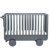 Laurette La Roulotte Babybett Gitterbett auf Rollen
