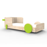 Mathy by bols Einzelbett Discovery Natur/Farbe, Kiefernholz + MDF