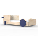 Mathy by bols Einzelbett Discovery Natur/Farbe, Kiefernholz + MDF