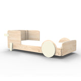 Mathy by bols Einzelbett Discovery Natur/Farbe, Kiefernholz + MDF