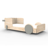 Mathy by bols Einzelbett Discovery Natur/Farbe, Kiefernholz + MDF