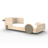 Mathy by bols Einzelbett Discovery Natur/Farbe, Kiefernholz + MDF