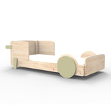 Mathy by bols Einzelbett Discovery Natur/Farbe, Kiefernholz + MDF