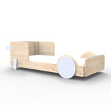 Mathy by bols Einzelbett Discovery Natur/Farbe, Kiefernholz + MDF