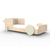 Mathy by bols Einzelbett Discovery Natur/Farbe, Kiefernholz + MDF