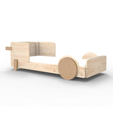 Mathy by bols Einzelbett Discovery Natur/Farbe, Kiefernholz + MDF