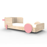 Mathy by bols Einzelbett Discovery Natur/Farbe, Kiefernholz + MDF