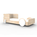 Mathy by bols Einzelbett Discovery Natur/Farbe, Kiefernholz + MDF