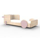 Mathy by bols Einzelbett Discovery Natur/Farbe, Kiefernholz + MDF