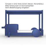 Mathy by bols Himmelbett Discovery Natur/Farbe, Kiefernholz + MDF