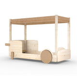 Mathy by bols Himmelbett Discovery Natur/Farbe, Kiefernholz + MDF