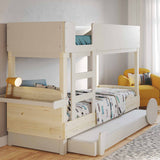 Mathy by bols Stockbett Discovery Natur/Farbe, Kiefernholz + MDF