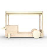 Mathy by bols Himmelbett Discovery Natur/Farbe, Kiefernholz + MDF