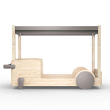 Mathy by bols Himmelbett Discovery Natur/Farbe, Kiefernholz + MDF