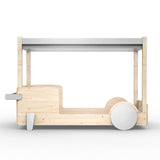 Mathy by bols Himmelbett Discovery Natur/Farbe, Kiefernholz + MDF