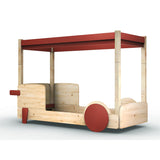 Mathy by bols Himmelbett Discovery Natur/Farbe, Kiefernholz + MDF