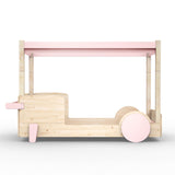 Mathy by bols Himmelbett Discovery Natur/Farbe, Kiefernholz + MDF