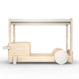 Mathy by bols Himmelbett Discovery Natur/Farbe, Kiefernholz + MDF