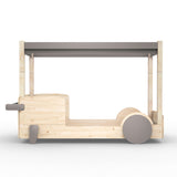 Mathy by bols Himmelbett Discovery Natur/Farbe, Kiefernholz + MDF