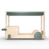 Mathy by bols Himmelbett Discovery Natur/Farbe, Kiefernholz + MDF