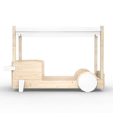 Mathy by bols Himmelbett Discovery Natur/Farbe, Kiefernholz + MDF