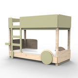 Mathy by bols Stockbett Discovery Natur/Farbe, Kiefernholz + MDF