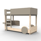 Mathy by bols Stockbett Discovery Natur/Farbe, Kiefernholz + MDF