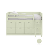 Muba Bespoke Bettsofa Block Xl mit 8 Schubladen 90x190 cm